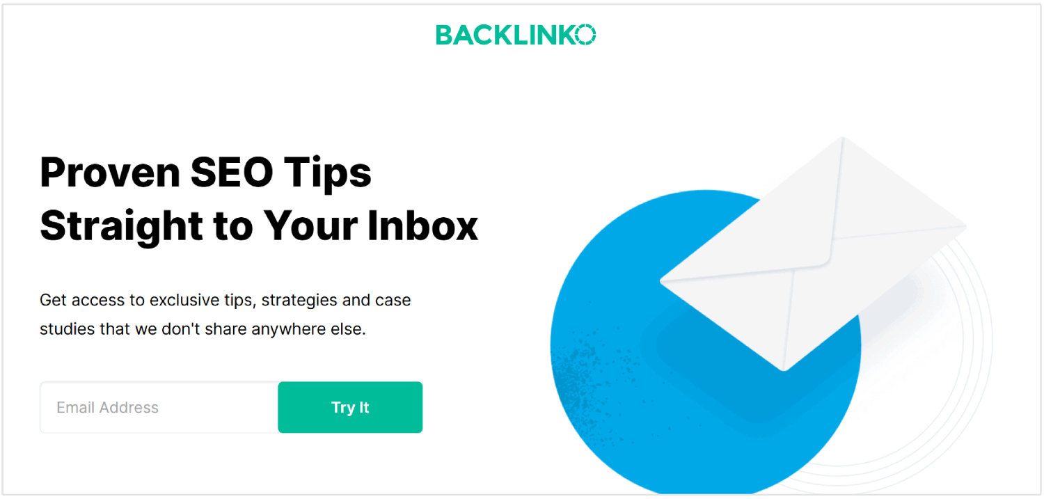 Pendaftaran Newsletter SEO Backlinko